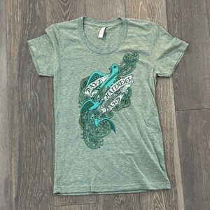Dave Matthews Band American Apparel Heather Green T-Shirt